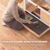 Wooden Rabbit Hutch with 2 Levels, Hinged Roof, Wheels, Two Entrances, Ramp, and Pull-out Tray, 90x53x59cm