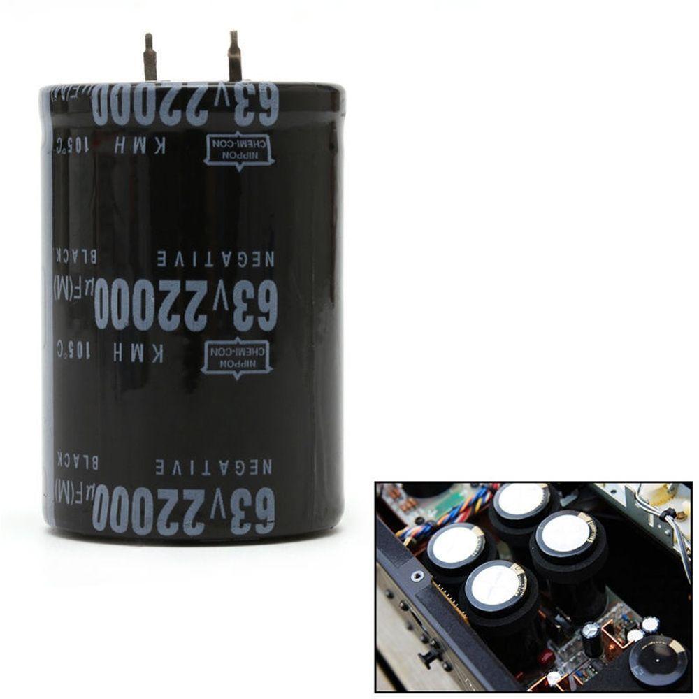 Electronic Components Amplifier Sound 63V 22000UF Inline Capacitor Electrolytic Capacitor