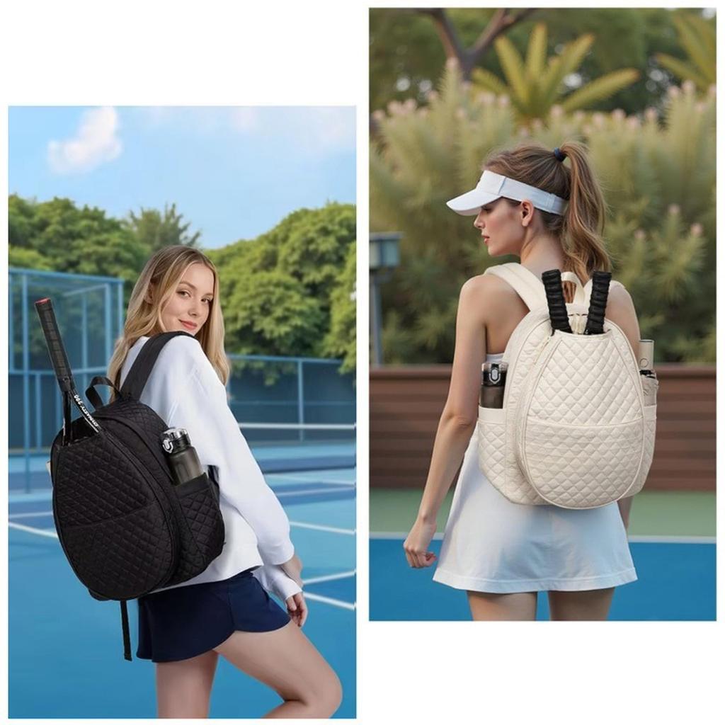 New Large Capacity Tennis Bag Wear- Multi-functional Sling Crossbody Backpack Quilted Tennis Bags Women Men