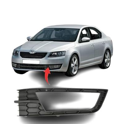 Cadre de phare antibrouillard de pare-chocs avant côté gauche avec trou pour Skoda Octavia / Skoda Octavia 2013-2017 OEM 5E0807681