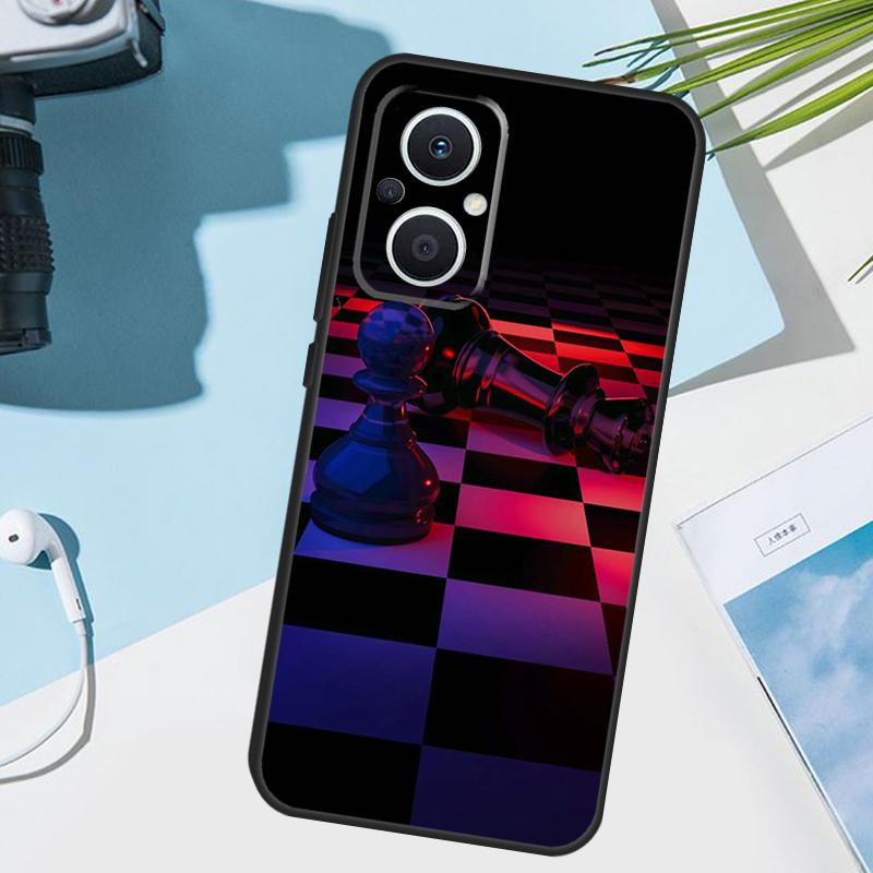 Chess Cover For OPPO Reno 14F 13F 12F 11 F 10 12 13 14 Pro 7 8 Lite OPPO Find X9 X8 X6 X5 Pro Case