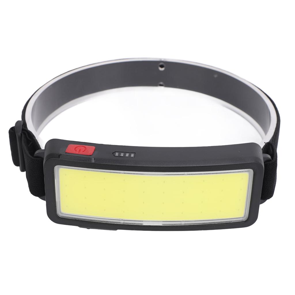 COB Headlamp Wearable Work Lamp USB Rechargeable Large Area Floodlight for Outdoor Camping Night Fishing