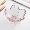 Japanese Gold Rim Cherry Blossom Hammered Glass Dipping Dish