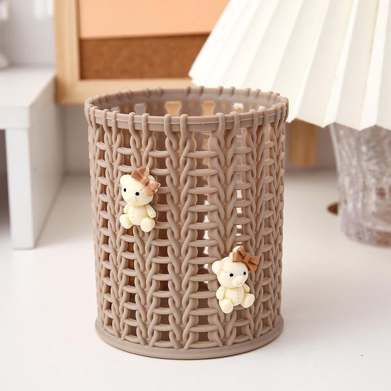 Individueller Süßer Cartoon Stifthalter - Kreative Runde Büro-Schreibtischaufbewahrung