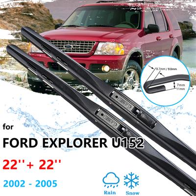 Für Ford Explorer U152 MK3 2002 2003 2004 2005 Bürsten Vorne Hinten Wischer Blabes Set Windschutzscheibe Windschutz Fenster Auto