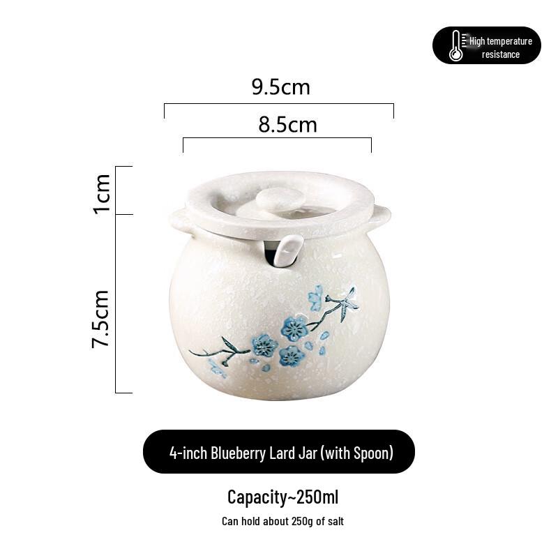 Ceramic High-Temperature Seasoning Jar