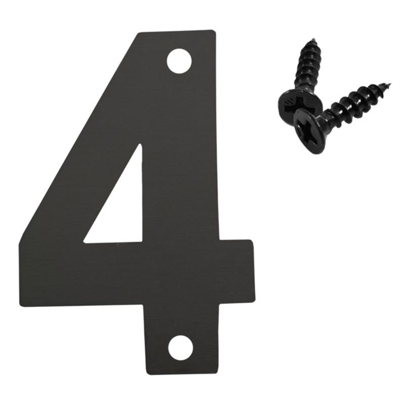 Modern Stainless Steel Address Numbers Weatherproof & Easy To Read Address Numbers Plate for Residential Identification