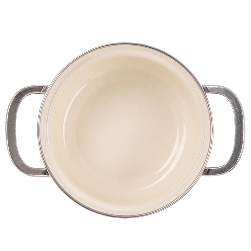 Garnek Emaliowany Do Gotowania Tradycyjny Na Gaz Indukcję 14 Cm 0,6L Maki