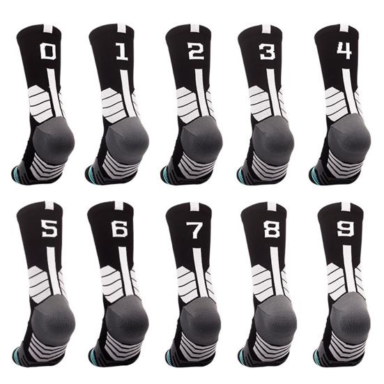 Șosete de baschet cu dungi anti-alunecare rezistente la șocuri Design util de imprimare Fotbal