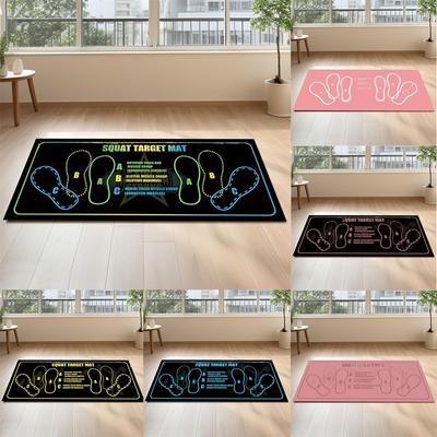 Various Sizes Anti-Slip Squat Mat Durable Training Mat for Home Gym Use Non-Skid Exercise Equipment Ideal for Fitness Enthusiast