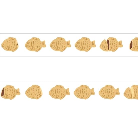 Papier Platz Masking Tape Okawarimasute Taiyaki-kun 72-007