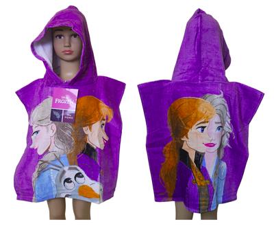 FROZEN Poncho Children's Towel Bath Cover 100% Cotton
