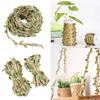 10Meters Burlap Leaf Ribbon Green Leaves Hemp Rope Home Garden DIY Decoration Rattan Wedding Birthday Party Gift Bouquet Packing