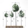 Fern Plant Artificial Tropical Palm Branches Tropical Plants Fake Palm Leaves  Desktop Decoration