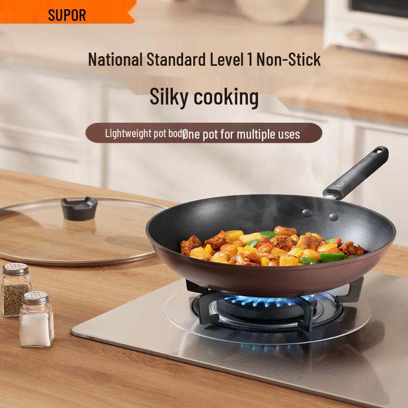 

Supor 28cm Non-Stick Stir-Fry Pan