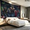 Resident Evil Wall Tapestry Aesthetic Wall Hanging Printed Fabric Blanket Decorative Tapestries For Bedroom Living Room Home Decor