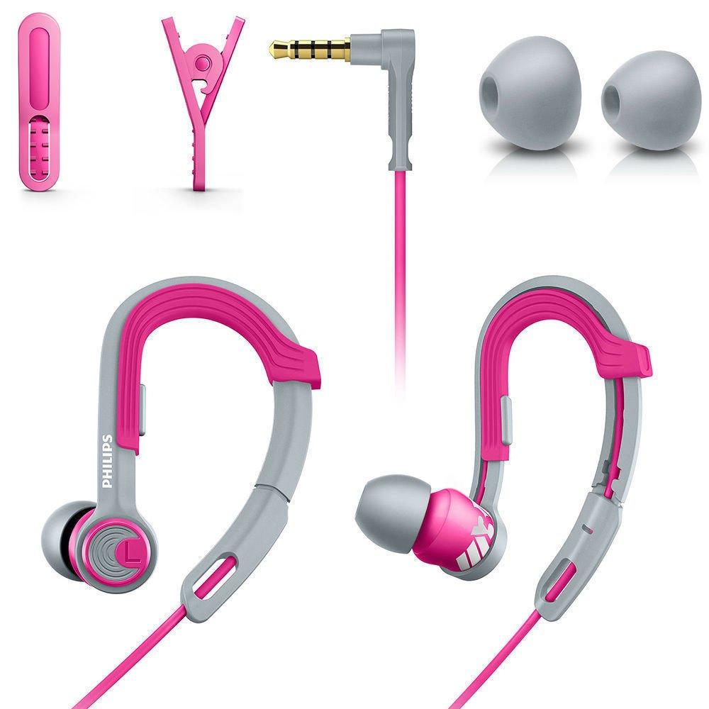 

PHILIPS Canal Earphones Sports SHQ3300PK Pink/Gray