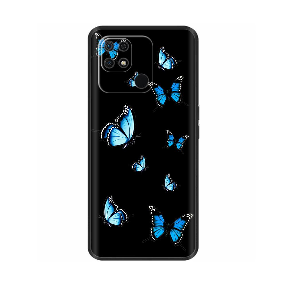 Cover For Xiaomi Redmi 10C Case For Redmi 10C Capas Phone Case Soft Black Silicone Bumper Back Case For Redmi 10C Fundas 6.71"