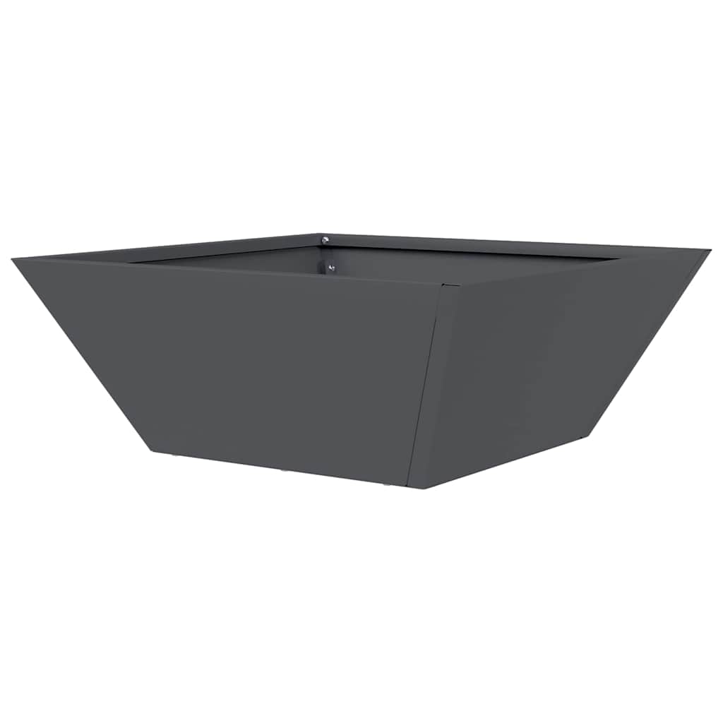 Garden Planter Anthracite Grey 40 X 40 X 15 Cm