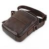 Genuine Leather Shoulder Bags For Men Messenger Bag Vintage Tote Crossbody Bags Handbag