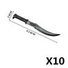 Mittelalterliche Militärzubehör Bausteine Ritter Figuren Waffe Schild Rüstung Helm Speer Bogen Armbrust Axt Hammer Spielzeug K026