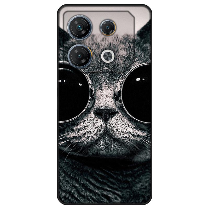 Für Infinix GT 10 Pro Gehäuse TPU lackierte Rückseite Infinix GT 10 Pro weiche Silikonhülle