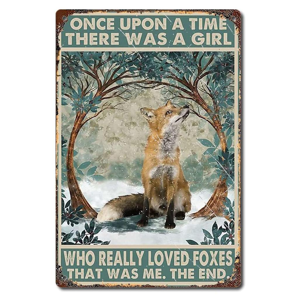 Metal Tin Signs Plaque A Girl Loved Cat Wall Decoration Vintage Iron Painting Art Posters for Man Cave Home Cafe Garden Club