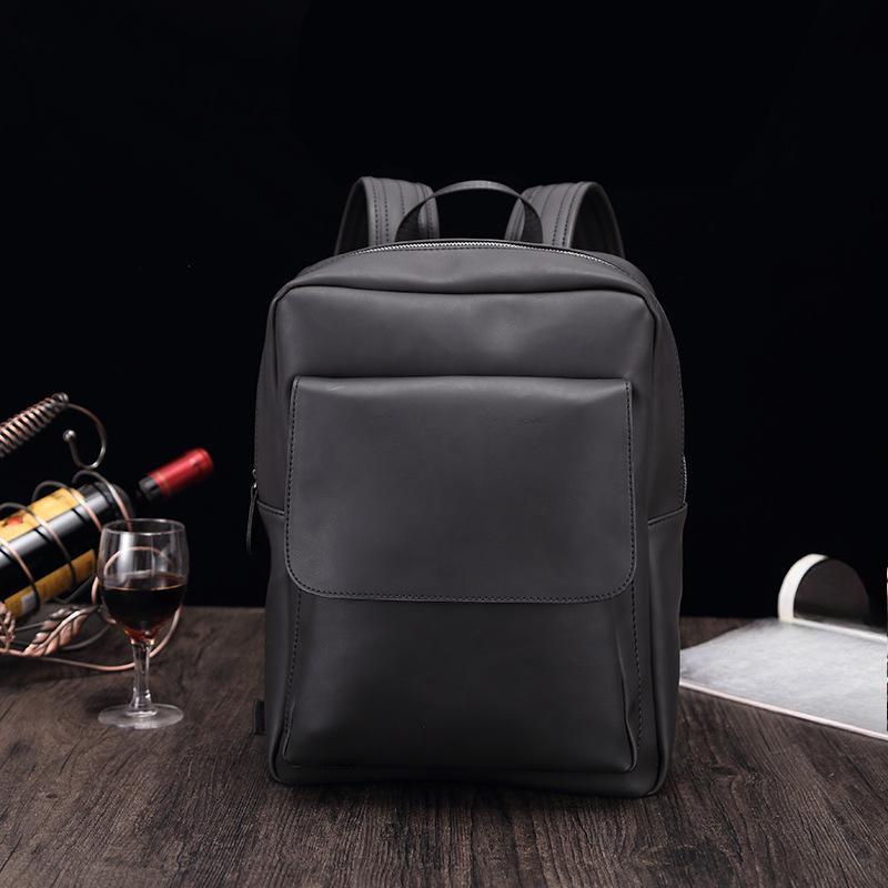 Herr Koreansk Mode Ryggsäck Retro Casual Datorryggsäck Student Skolväska Resväska