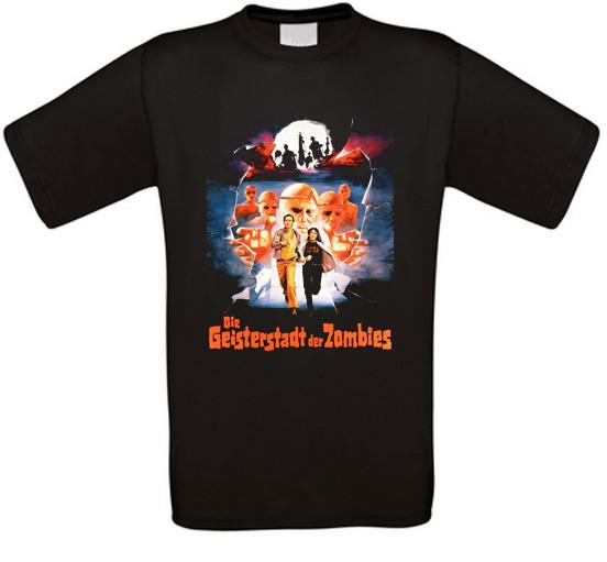 Ghost Town of The Zombies Cult Horror Movie T-Shirt XL
