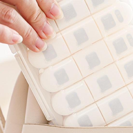 Weekly Pill Organizer Morning Noon Evening 3 Times A Day Pill Storage Box Large Capacity Portable Travel 7-Days Medication Dispenser