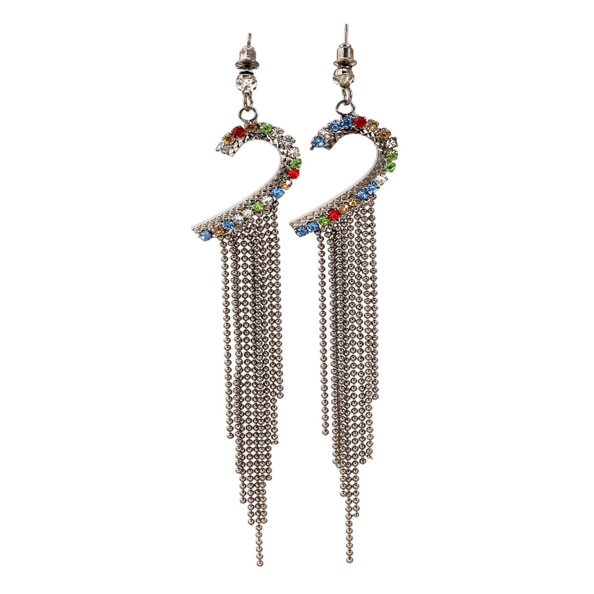 Luxury Baroque Style Crystal Teardrop Earrings for Women