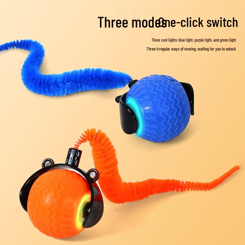 Smart Electric Cat Toy: Automatic Obstacle-Avoidance Rolling Ball for Self-Entertainment