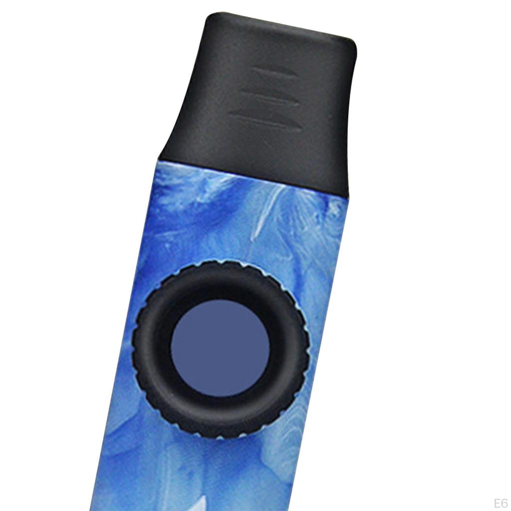 Kazoo Einstellbarer Ton Einfach zu Spielen Musikinstrumente Begleitung mit Lanyard für