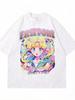 Japanese Anime Sailor Moon Printed Tshirt Unisexs and Womens Tshirt Unisexs Top Sports Tshirt Unisexs Tshirt 2026 New Summer Tee