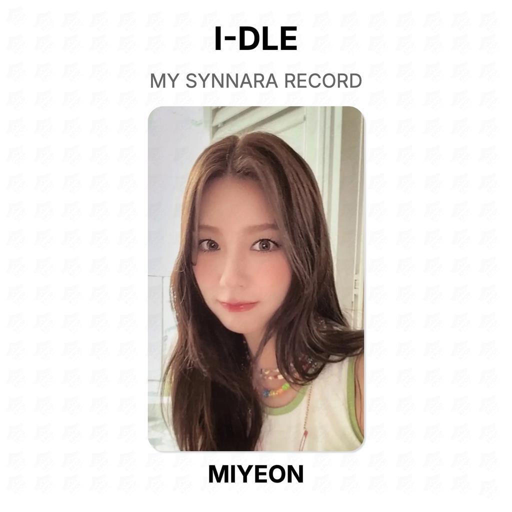 I-DLE MY SYNNARA RECORD קלף צילום רשמי