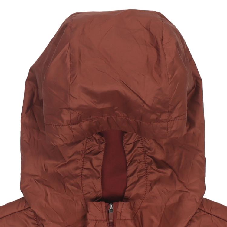 Nike Sport Zip-Up Hooded Cotton Jacket Men Outerwear Brick-Red CJ5475-250