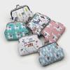 Cute Alpaca Animal Print Coin Purse - Small Wallet for Kids and Students