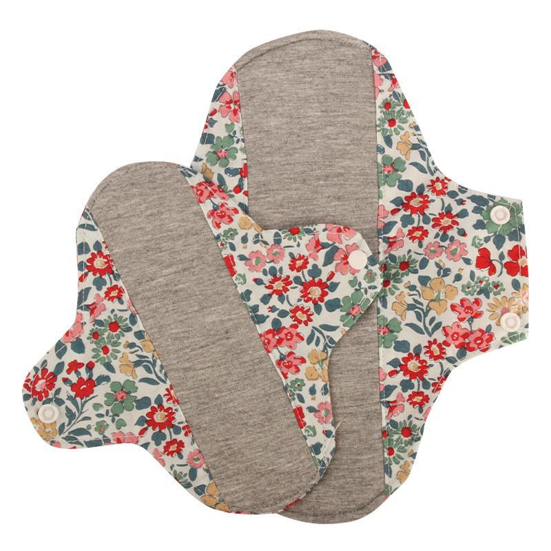 New 23cm Washable Graphene Cotton Antibacterial Reusable Menstrual Pads
