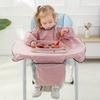 [Long Sleeve Weaning Bib] Long Sleeve, Machine Washable Weaning Bib Fully Covers High Chair for Children, Comfortable Toddler Bib