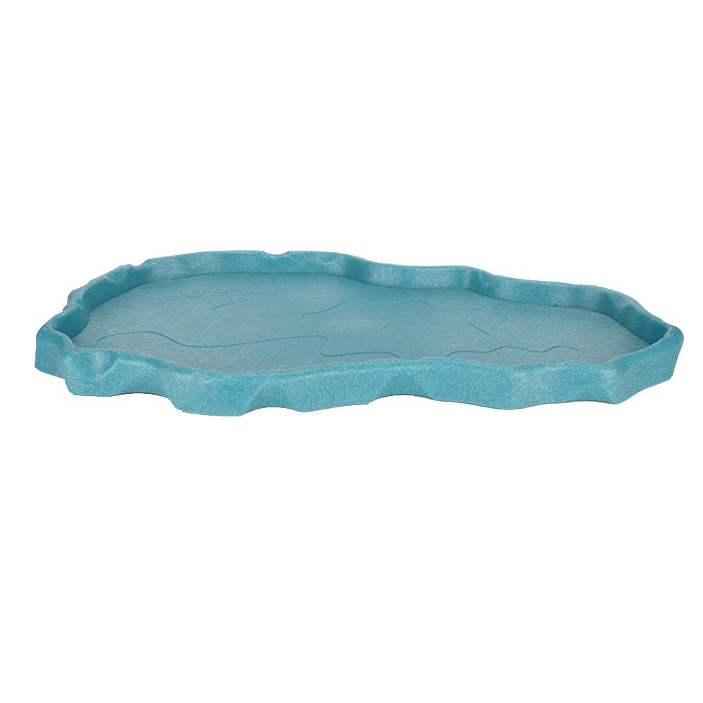 NW29 Plastic Reptiles Feeder Basin Snake Frogs Drinking Feeding Dish Landscape Decorations