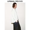 UR Women's 2026 Spring Asymmetric Neck Pleated Long Sleeve T-shirt