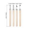 4pcs Professional Wood Carving Chisel Hand Tool Small/Medium/Big Flat/Triangle/Arc/Diagonal Blade Wood Carving Knife Set