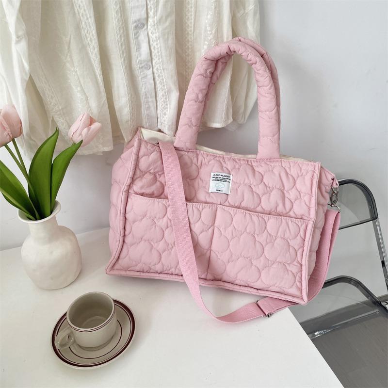 54 quilted soft go out new large capacity handbag light crossbody shoulder bag bag