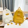 Backpack Kids Duck Nylon Polyester Cute Design For Kindergarten Daily Use