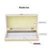 Wooden Microscope Slide Storage Box - Holds 50/100 Slides, Durable and Aesthetic