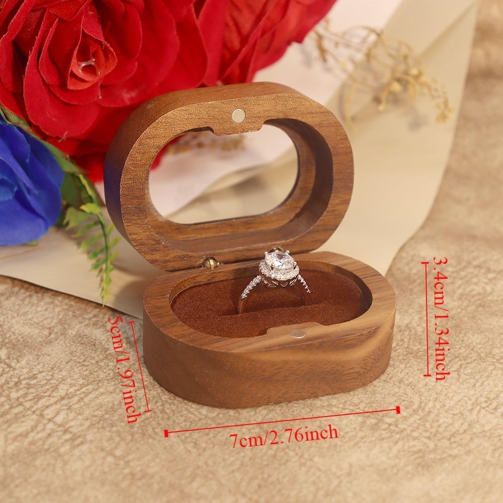 Engagement Ring Finger Ring Box Jewelry Storage Box Couple Rings Holder Wedding Ring Case  Wedding