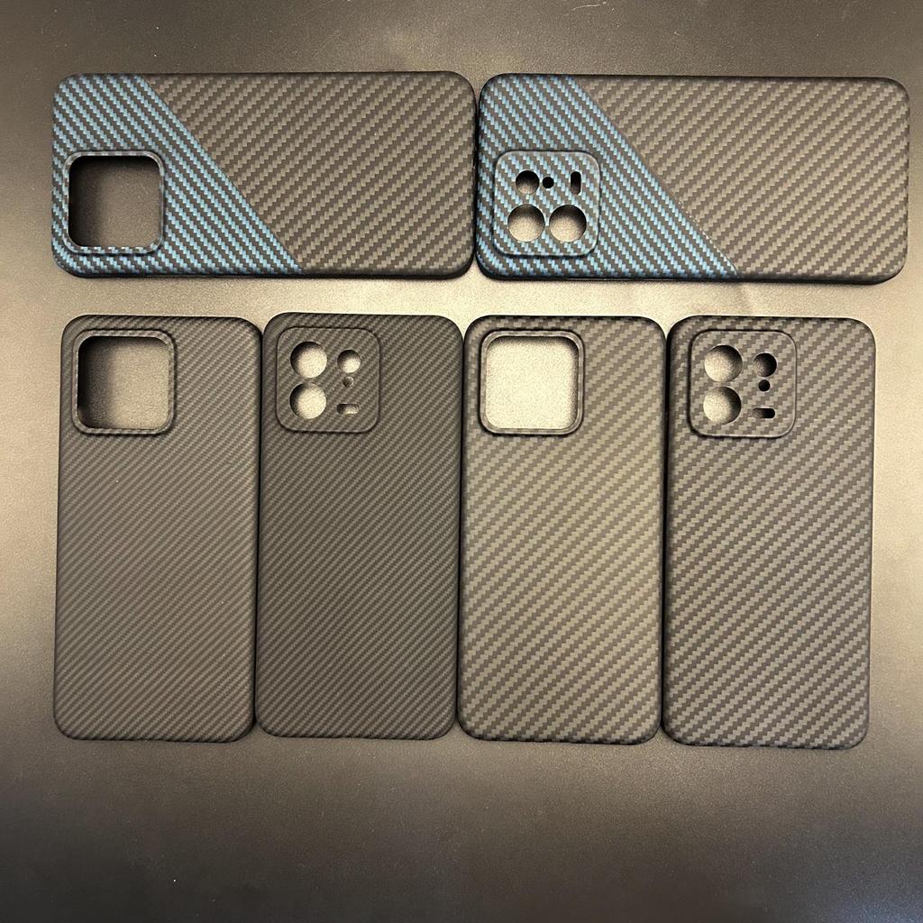 Compatible Xiaomi 13 Pro Kevlar Case: Aramid Fiber & Carbon Fiber, Lightweight, Drop-Resistant Protective Cover.