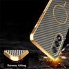 For OnePlus Ace 5 Ultra 5G/Nord 5 5G Phone Case Carbon Fiber Textured Electroplated TPU Back Cover