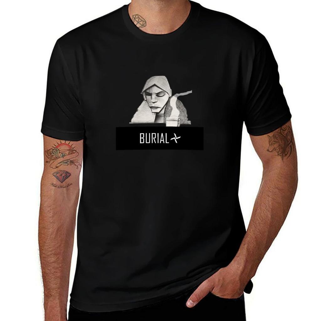Burial Untrue T-Shirt Abstraktes Muster Print Top