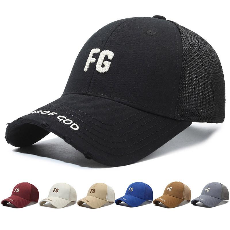 Fashionable Fg Baseball Cap With Embroidered Letters Comfortable Adjustable Hat For All Seasons